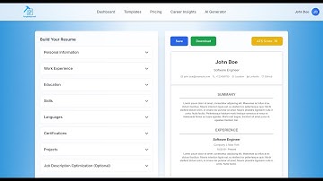 How to Create an ATS-Friendly Professional Resume | 2025 Resume Builder Tutorial
