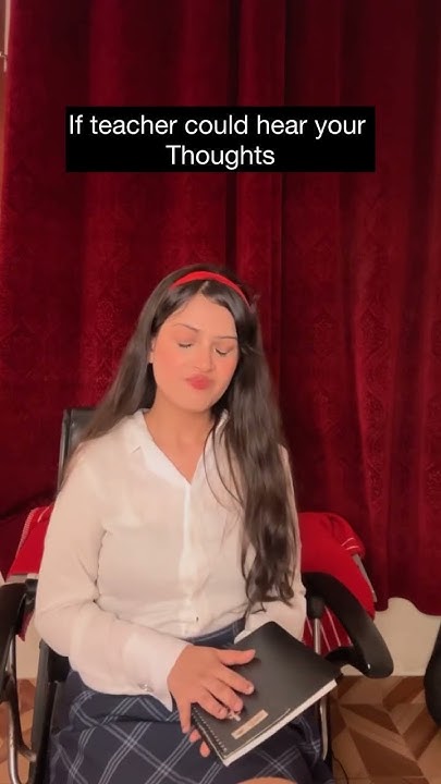 If teacher could hear your thoughts #viral #comedy #funnyvideo #