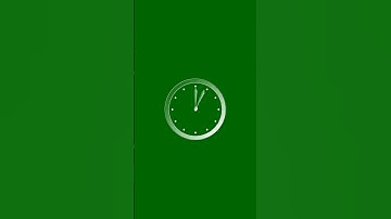 10 seconds countdown timer vertical light sea green screen