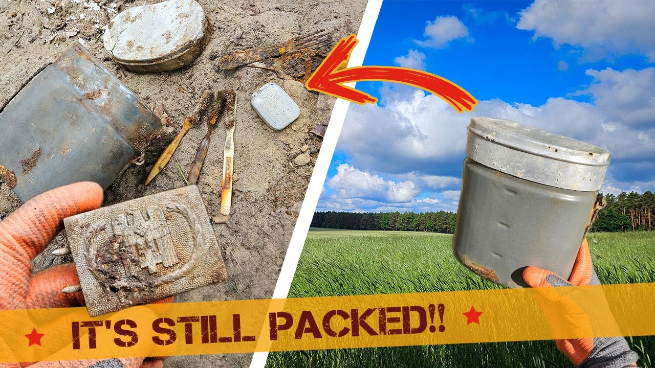 Открываем ЗАПЕЧАТАННУЮ капсулу времени времен Второй мировой войны спустя 80 лет!