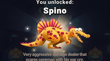 Unlocked Spino Max Level - Dino Bash 2 Travel Through Time Gameplay