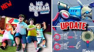 Ice Scream 8 true ending update | New Grabber Gun