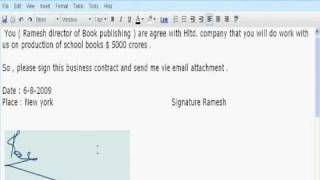 Create Signatures for business Contract in Google Docs