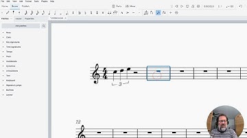 Creating tuplets in note input mode