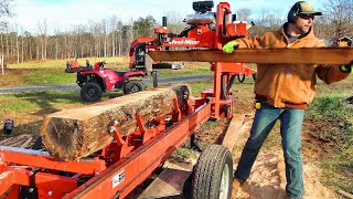 First time running the saw mill...AND I SCREWED UP!