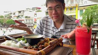 Eating in the Most Famous Building in Hanoi Vietnam | Hanoi 1930 Bistro