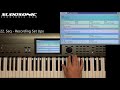 Sudosoniccom korg krome tutorial lesson 22 sequencing  recording setups