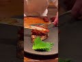 Chef playing with the food