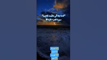 فدعا ربه إني مغلوب فانتصر 🌧️ تلاوة مؤثرة تهز القلب
