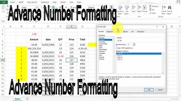How to use Advance Number formatting in excel by |Sid khan|