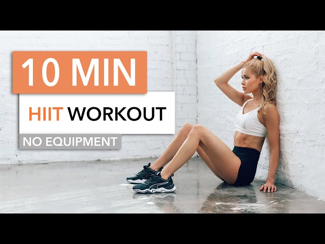 10 MIN HIGH INTENSITY WORKOUT - burn lots of calories, HIIT / No