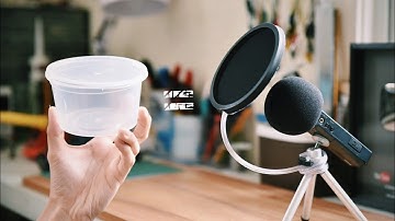 DIY Mic Pop-Filter (Using Home Supplies)