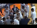 Tom izzo restrained while berating aaron henry