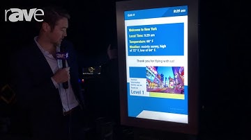 | NEC Display Solutions| New York showcase 2018_P484 Large Format Display_built-in custom Kiosk