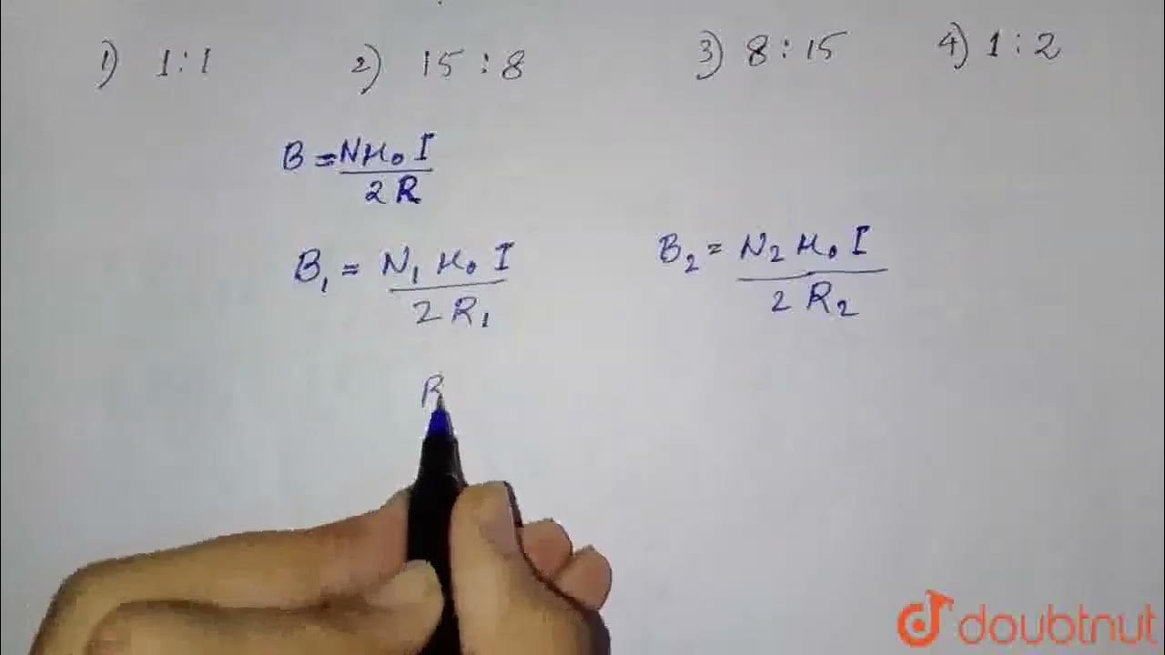 when-equal-current-is-passed-through-two-coils-equal-magnetic-field-is