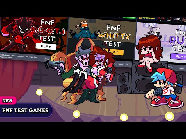 FNF FNAF Test FNF mod game play online, pc download