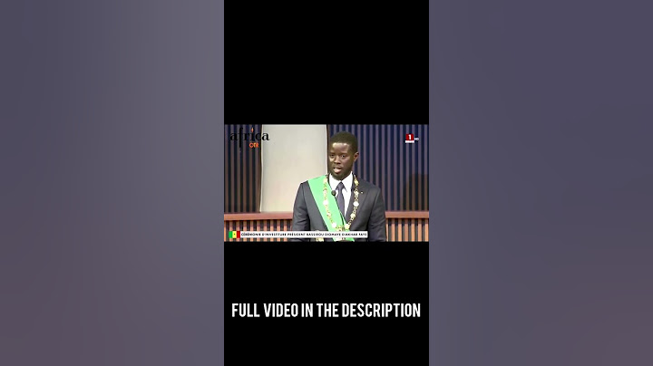 Bassirou Diomaye Faye sworn in as Senegal president