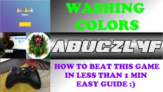 WASHING COLORS - HOW TO BEAT THE GAME - EASY 34+ POINTS screenshot 5