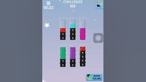 Water Color Game Challenge No 185