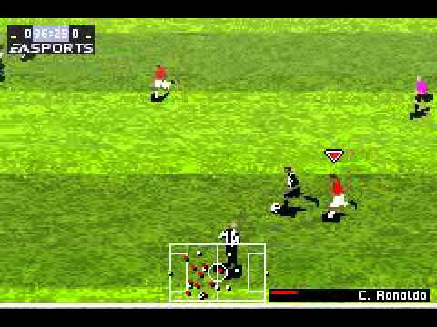 fifa 08 gba manchaster United vs Newcastle United - YouTube