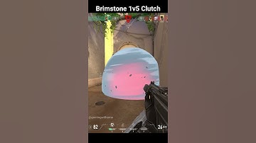 Brimstone 1V5 Insane Clutch 😱 | #shorts