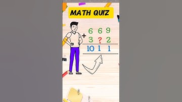 Math Quiz | Find The Missing Number?🤔