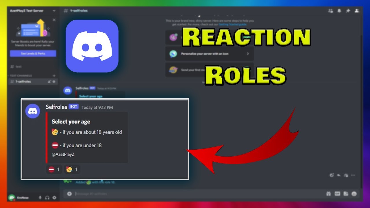 Reaction roles with Webhooks | Discord Tutorial #2 | English ...