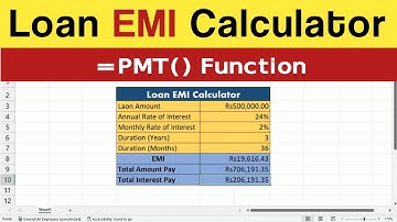 Excel PMT Function Explained: Calculate Loan EMI Like a Pro!
