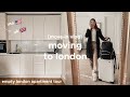 MOVE-IN VLOG: Moving to London + Empty Apartment Tour!