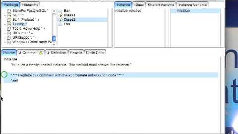 Tutorial: VisualWorks Basic Introduction - Namespaces