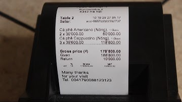 Print receipt in several language