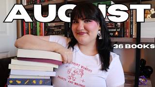 August Wrap Up (36 books = best reading month 🤯)