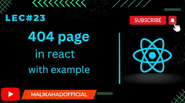Create React 404 Error Page Not Found using React Router in Hindi in 2023