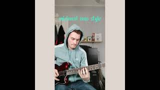midwest emo guitar in Daeace tuning