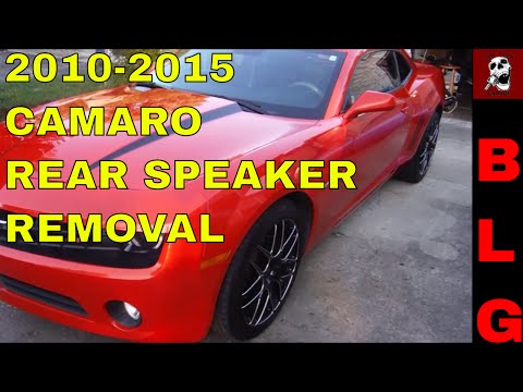 2010-2015 CAMARO REAR SPEAKER REPLACEMENT PART 1 (REMOVAL)