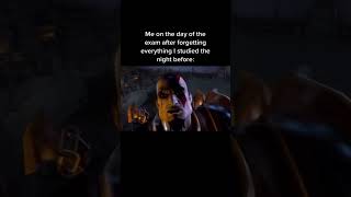 Me On The Day Of The Exam After Forgetting Everything I Studied The Night Before - God Of War Meme