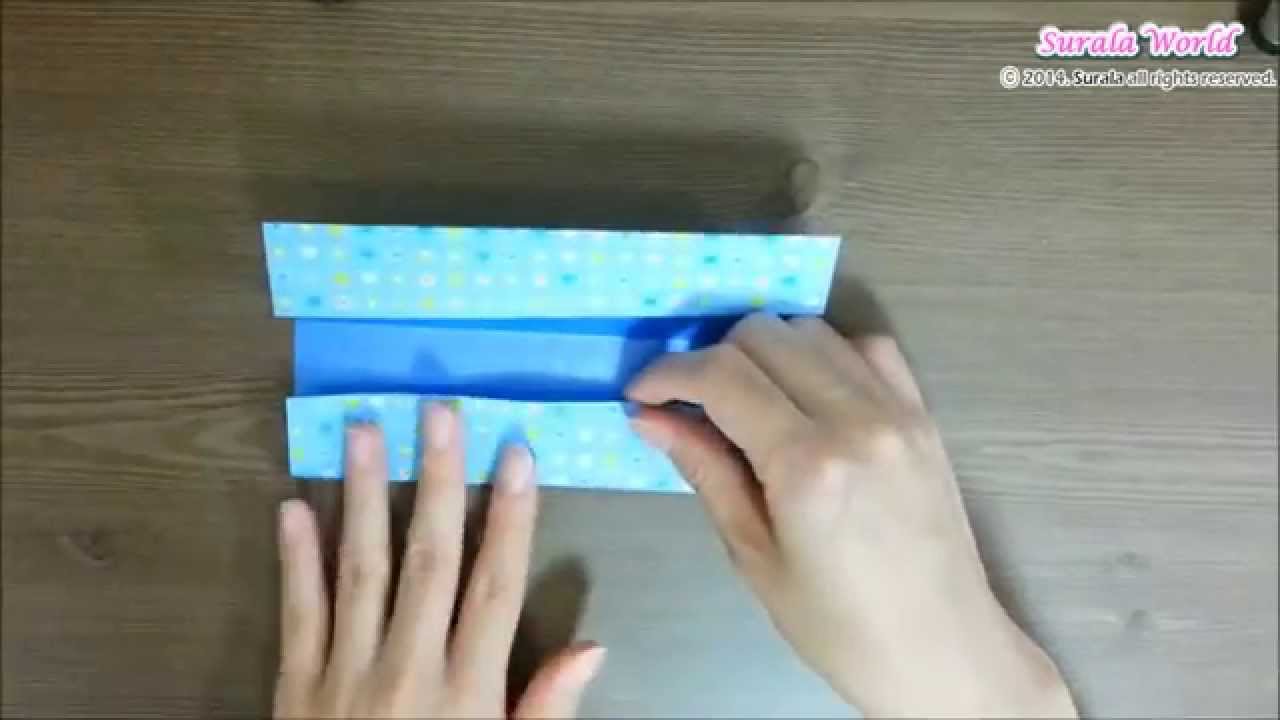 Origami - Folding Fan / 종이접기 - 부채 - YouTube