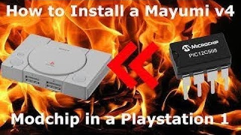 PS1 MM3 Modchip - Install Overview vesves Demonstration