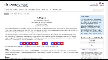 Codeforces - 344A - Magnets