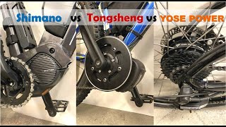 Sähköpyörän moottoreiden erot🤔 | Shimano EP8 vs Tongsheng TSDZ2b vs Yose Power