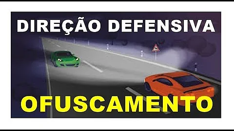 O que é recomendado ao condutor em caso de ofuscamento?