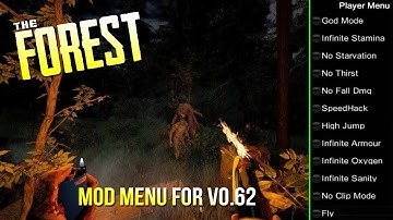 The Forest Mod Menu For v0.62 (Mediafire Link In Description)