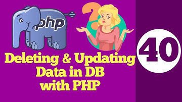 40-Deleting and Updating data in Database using PHP | Php in Hindi Tutorial