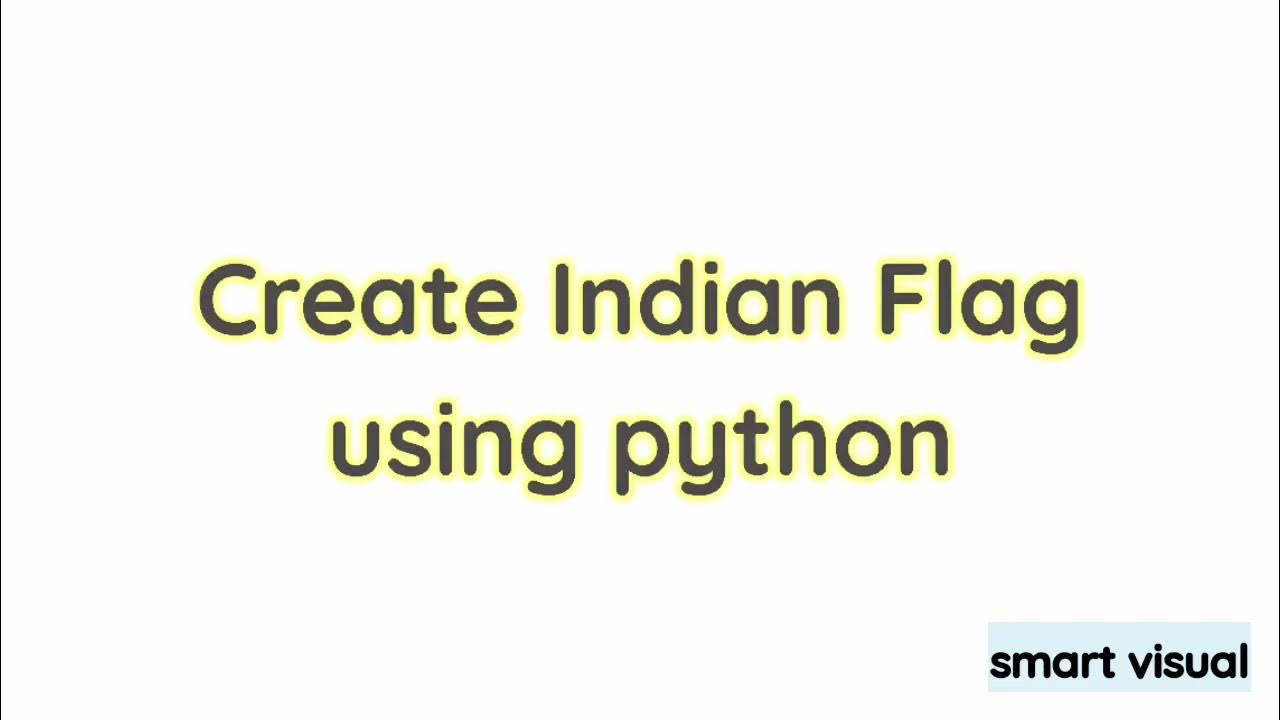 Indian Flag | #python - YouTube