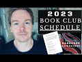 Revealing the Book Club Schedule for 2023 (Hardcore Literature)
