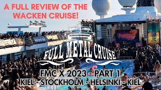 FULL METAL CRUISE X 2023 part 1 - Kiel - Stockholm - Helsinki | the WACKEN cruise | Mein Schiff 4