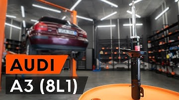Hoe een veerpoot vooraan vervangen op een AUDI A3 1 (8L1) [HANDLEIDING AUTODOC]