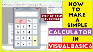 How to make a simple calculator in visual basic 6.0 | Calculator in visual basic -complete tutorial screenshot 2