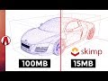 How to Reduce File Size in Sketchup  Skimp (Sketchup Importer)