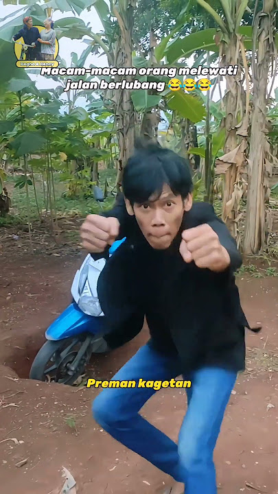 tipe orang lewati jalan berlubang #fyp #funny #viral #shortviral #comedy #funnyvideo #4u #degharency